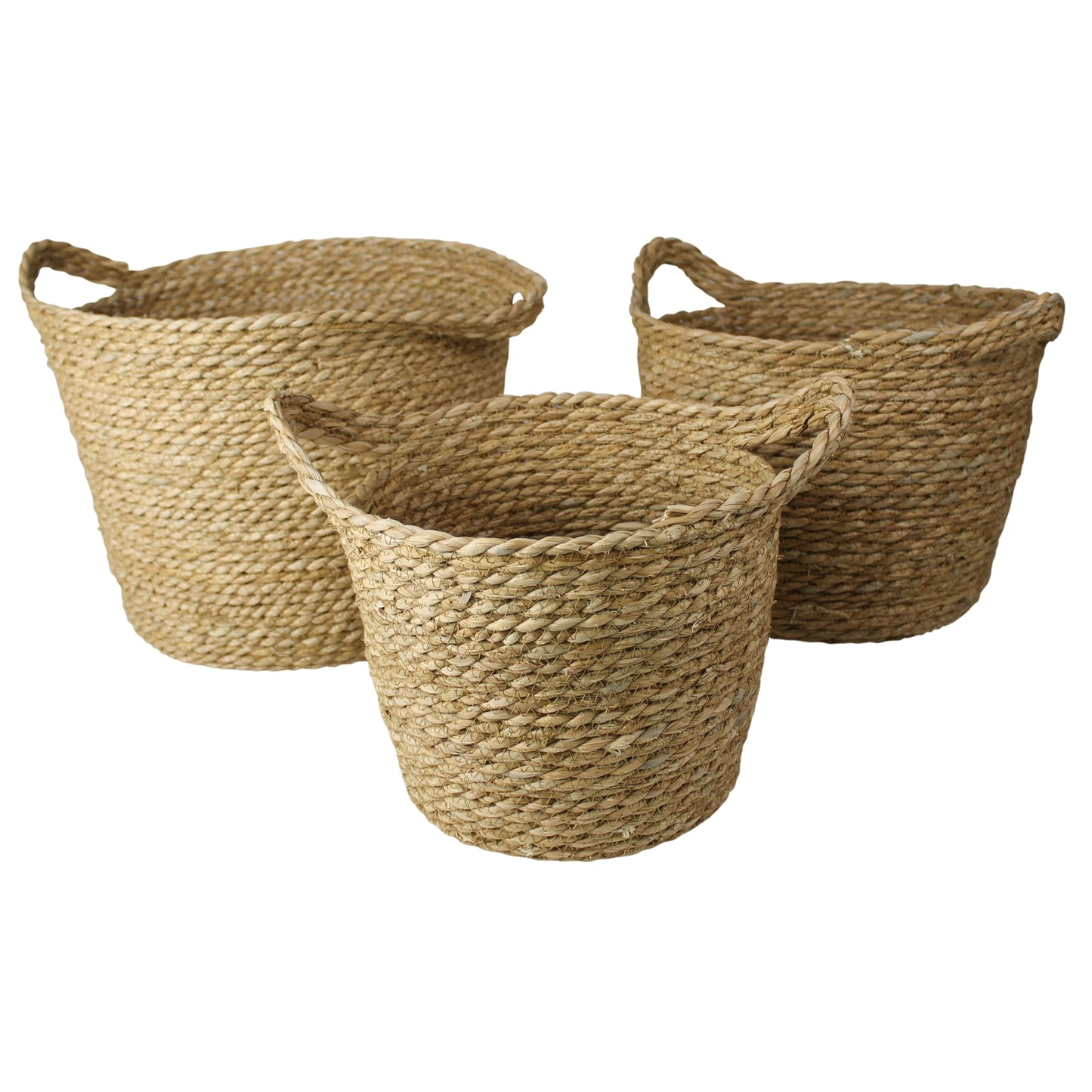 Gideon Grass Baskets - Set/6 By HomArt | Bins, Baskets & Buckets | Modishstore - 4