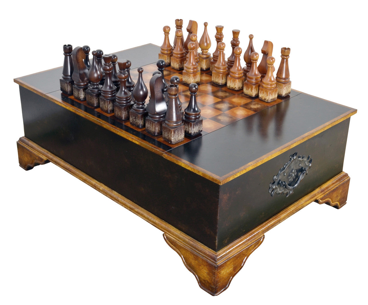 Ebony Chess Set Coffee Table – Modish Store