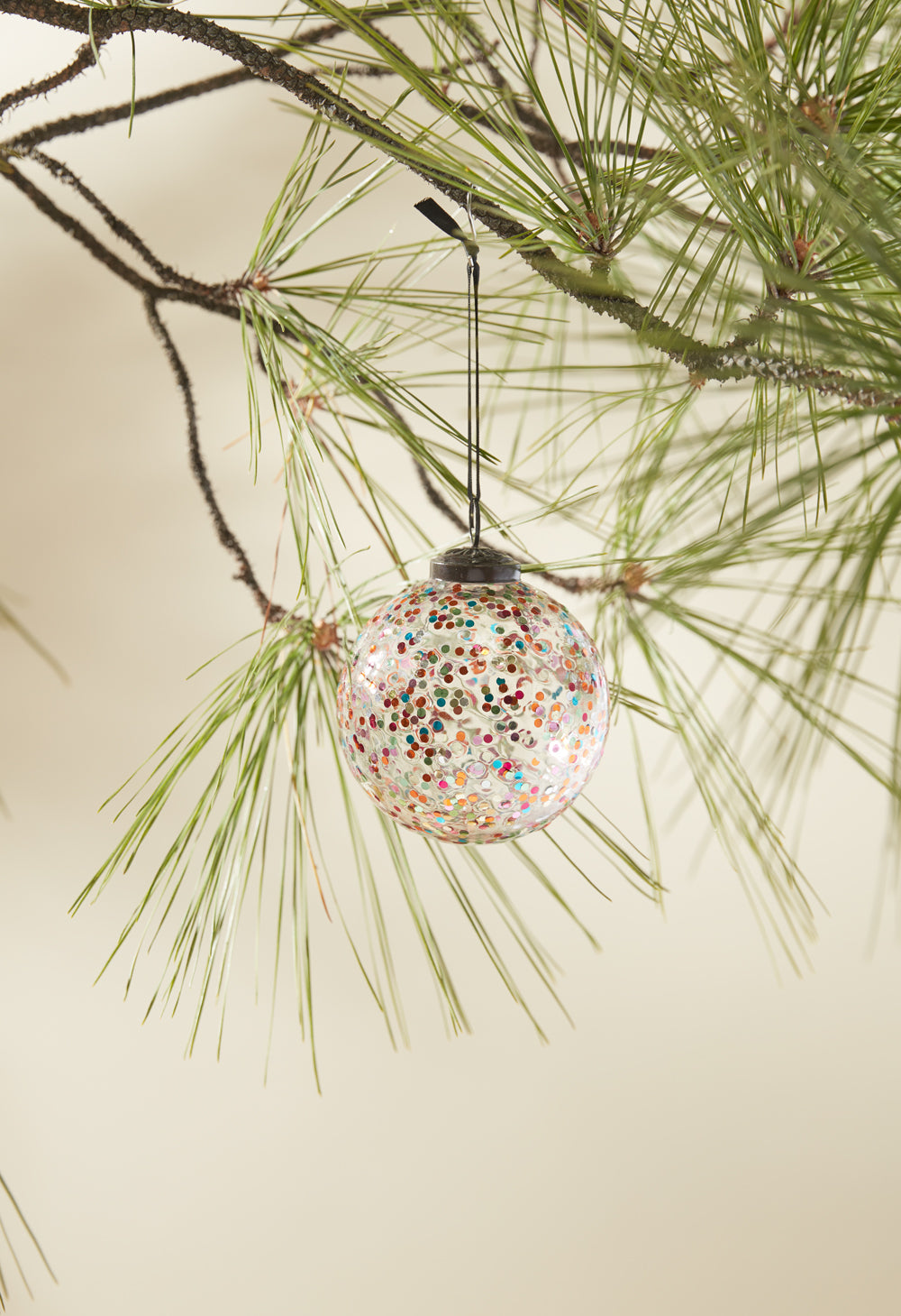 Rainbow Glitter Ornament Set of 8 By Accent Decor | Ornaments | Modishstore - 6