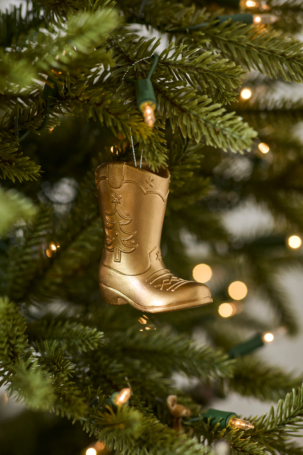 Golden Boot Ornament Set of 8 By Accent Decor | Ornaments | Modishstore - 5