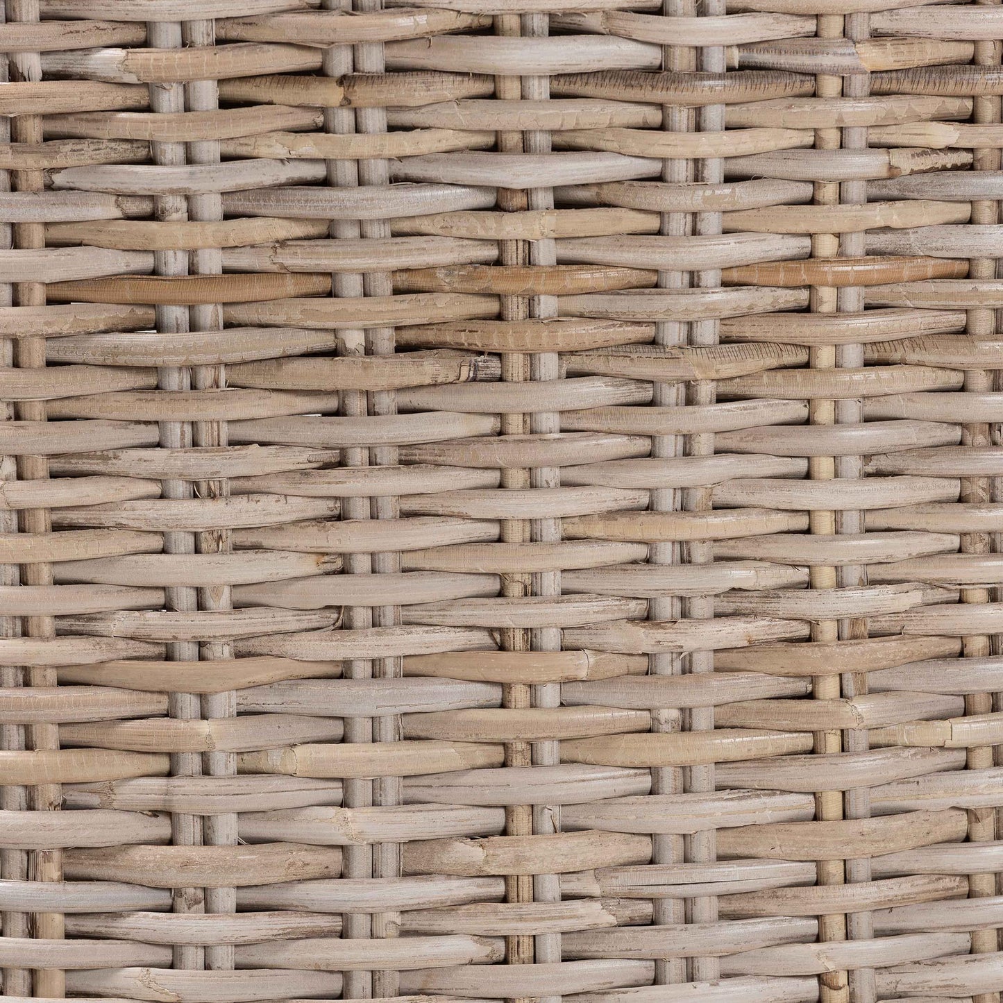 Baxton Studio bali & pari Lara Bohemian Grey Kubu Rattan and Mahogany Wood Dining Chair | Dining Chairs | Modishstore - 10