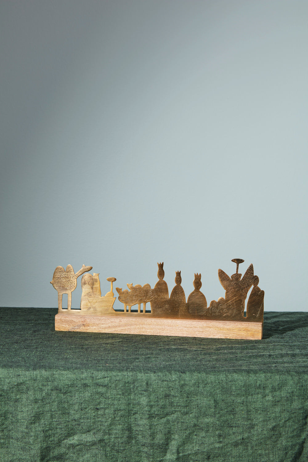 Golden Nativity Scene Set of 2 By Accent Decor | Decor | Modishstore - 3