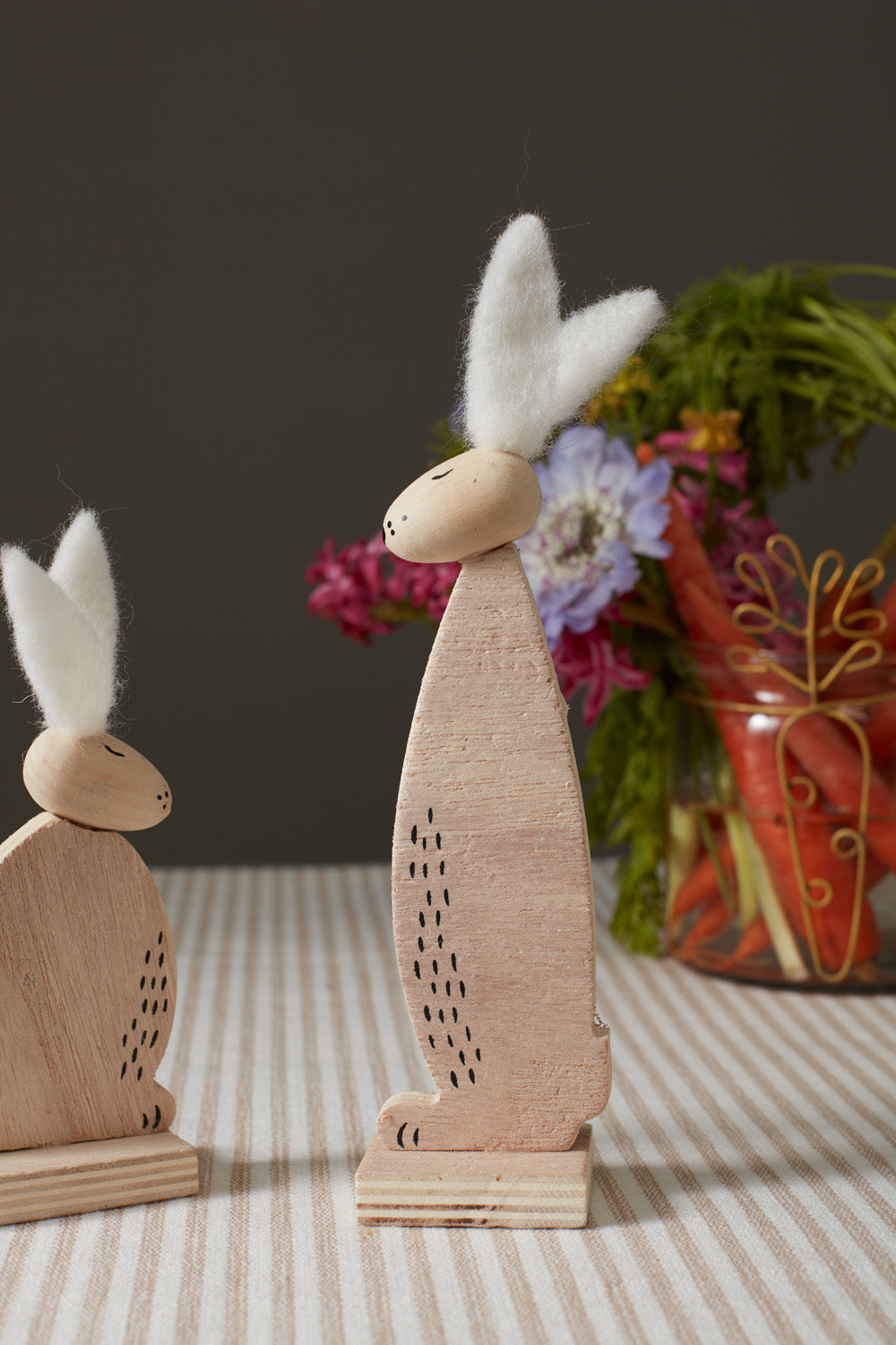 Fuz Bunny Figurine Set of 8 By Accent Decor | Figurines | Modishstore - 7