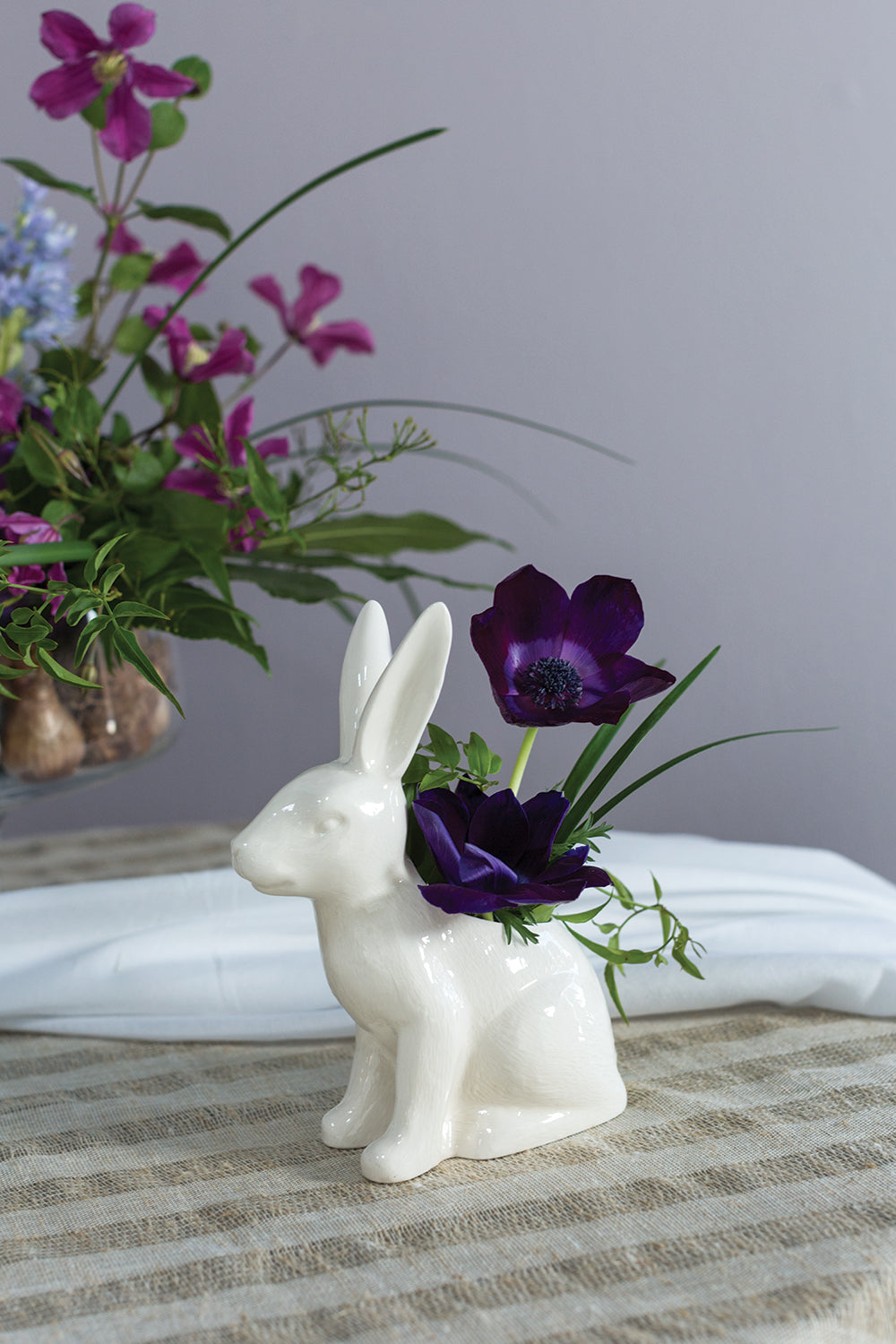 Garden Bunny Planter Set of 4 By Accent Decor | Planters, Troughs & Cachepots | Modishstore - 6