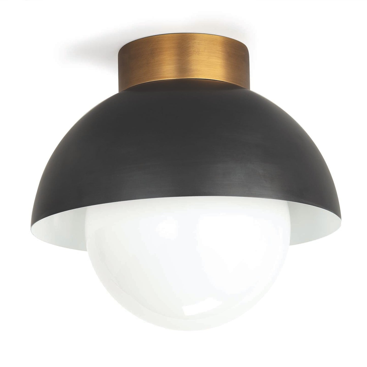 Montreux Flush Mount (Oil Rubbed Bronze and Natural Brass) By Regina Andrew | Ceiling Lamps | Modishstore - 2