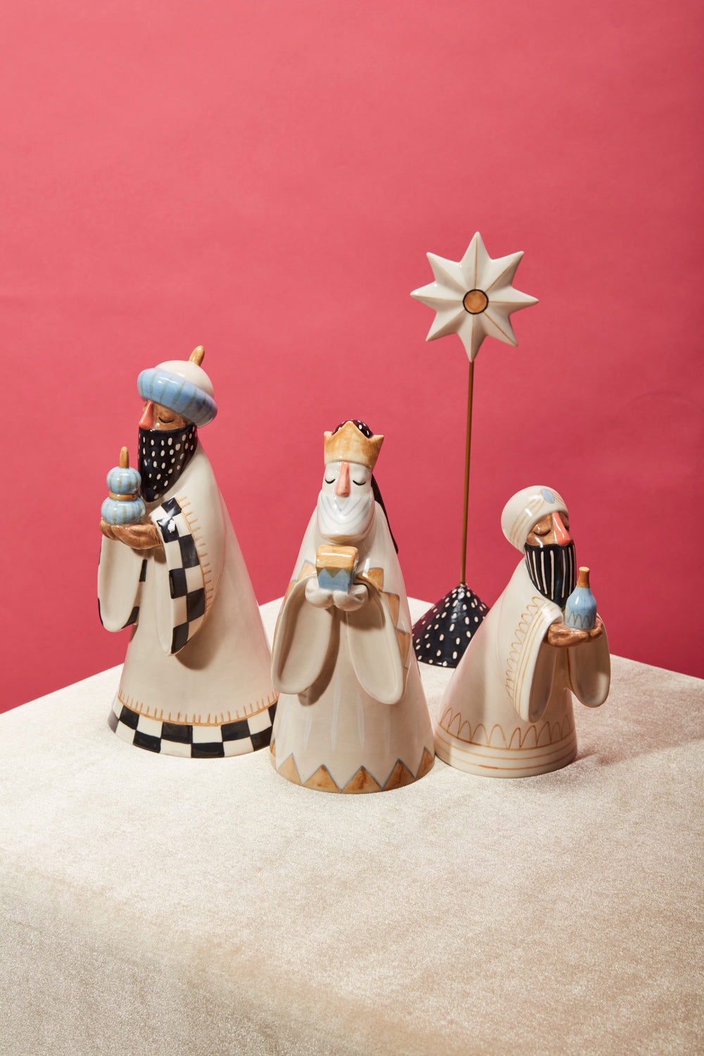Three Kings Figurines -Set of 4 By Accent Decor | Figurines | Modishstore - 4