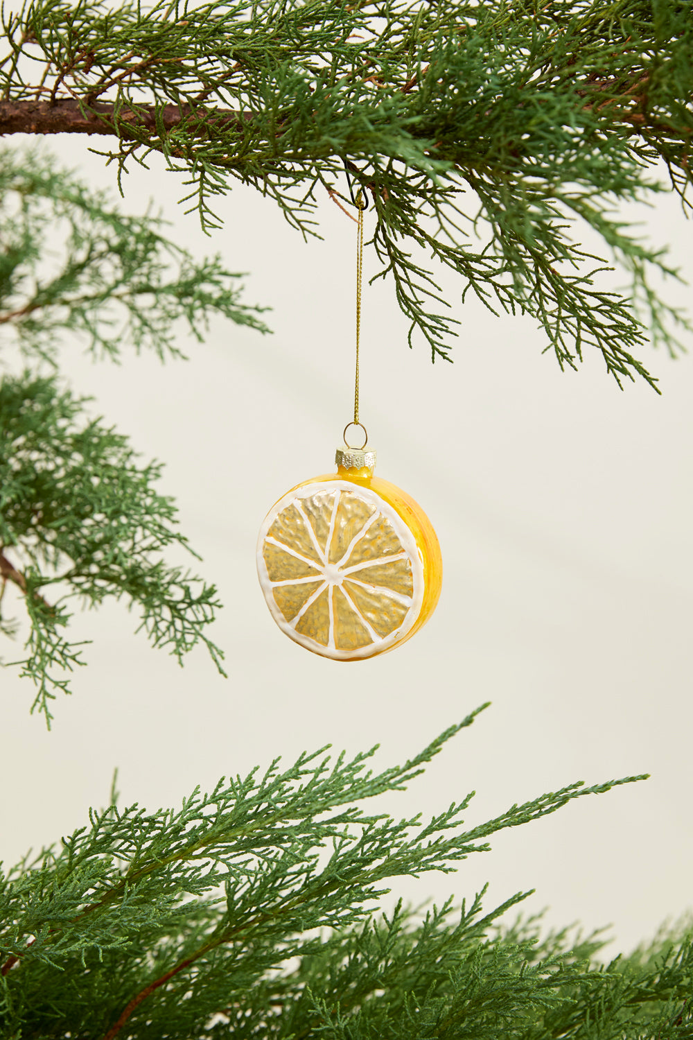 Juicy Lemon Ornament Set of 4 By Accent Decor | Ornaments | Modishstore - 5