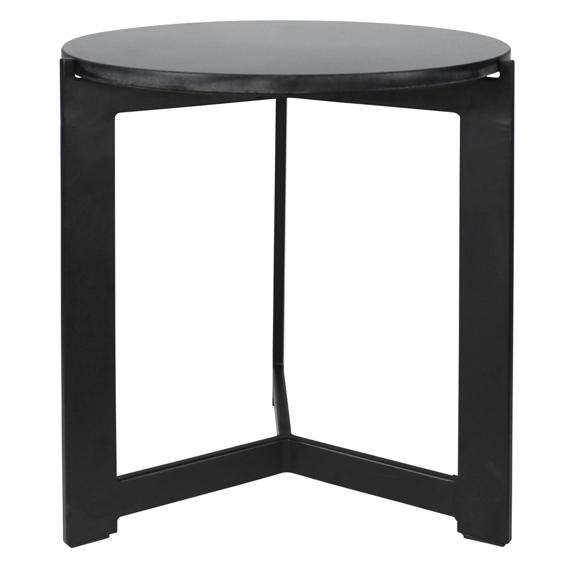 Noland Table, Iron and Black Marble By HomArt | Side Tables | Modishstore - 2