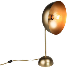 Rhea Table Lamp, Brass By HomArt