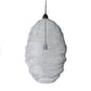 Bristol Looped Wire Pendant - Large - Distressed Grey By HomArt | Pedestal Trays | Modishstore - 4