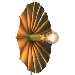 Radial Wall Sconce Light, Brass By HomArt