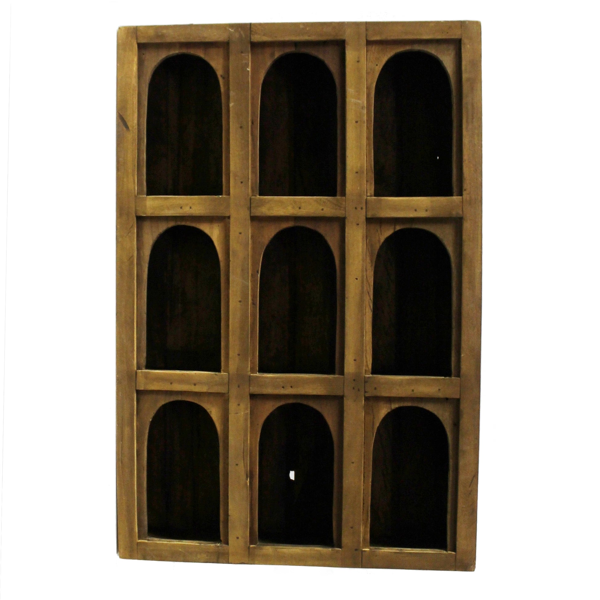 Soledad Nine Arch Display Case, Wood By HomArt | Display Cases | Modishstore - 3