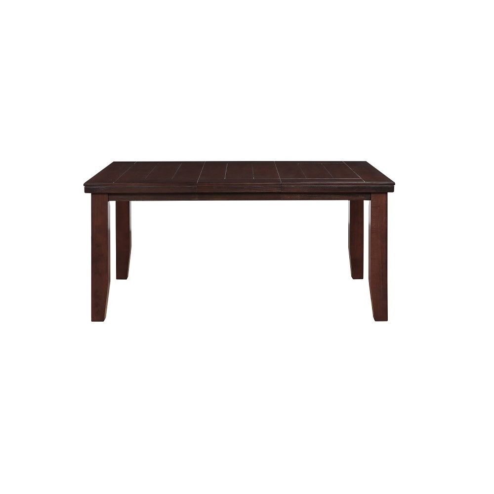 Dark Brown Solid Manufactured Wood Dining Table By Homeroots | Dining Tables | Modishstore - 5