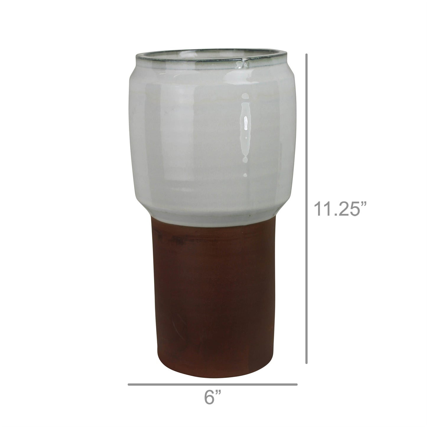 Alta Footed Vase, Ceramic - Medium Set Of 4 By HomArt | Vases | Modishstore - 4