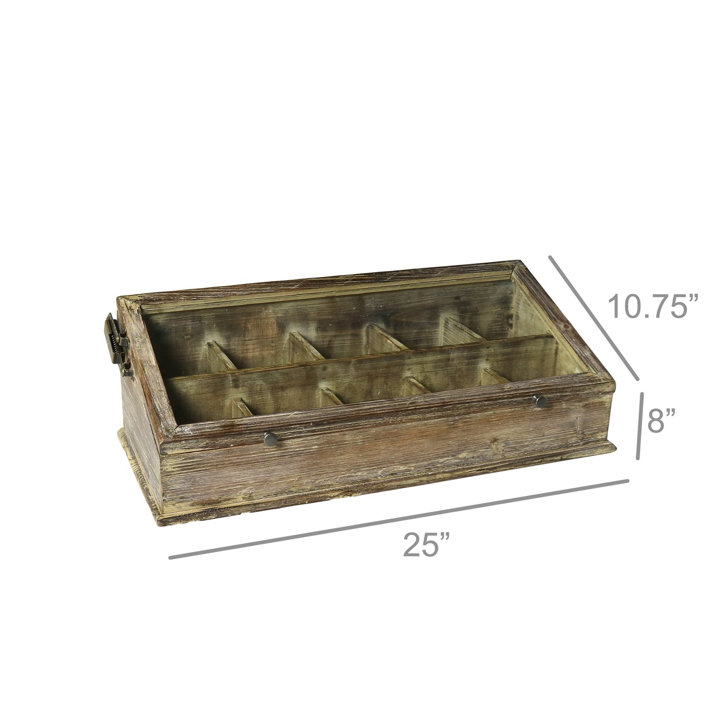 Jennings Divided Display Case By HomArt | Display Cases | Modishstore - 7