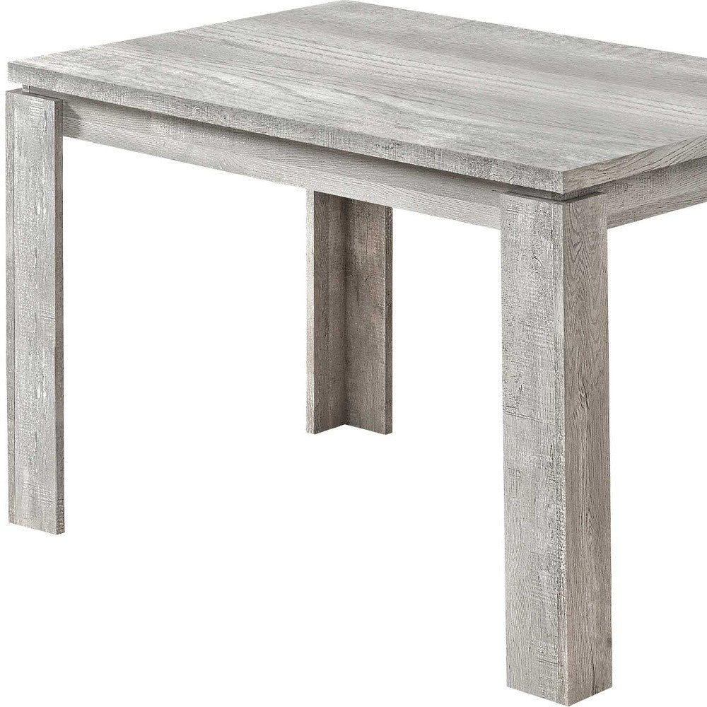 Gray Dining Table By Homeroots | Dining Tables | Modishstore - 7