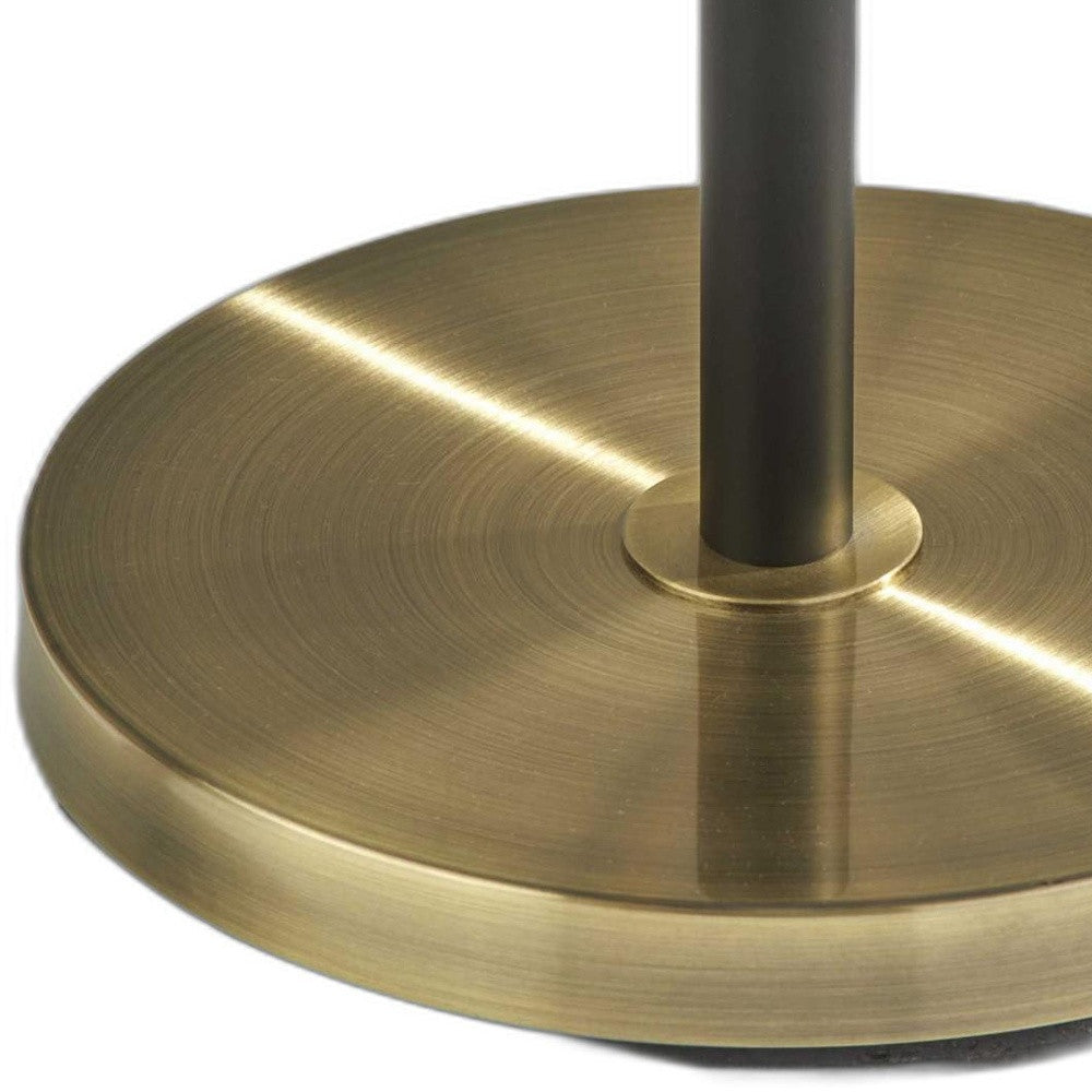 Black And White Three Light Tree Floor Lamp With White Metal Bell Shade By Homeroots | Floor Lamps | Modishstore - 6