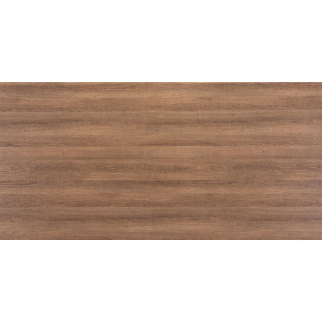 Wood Brown And Gray Steel Dining Table By Homeroots | Dining Tables | Modishstore - 8