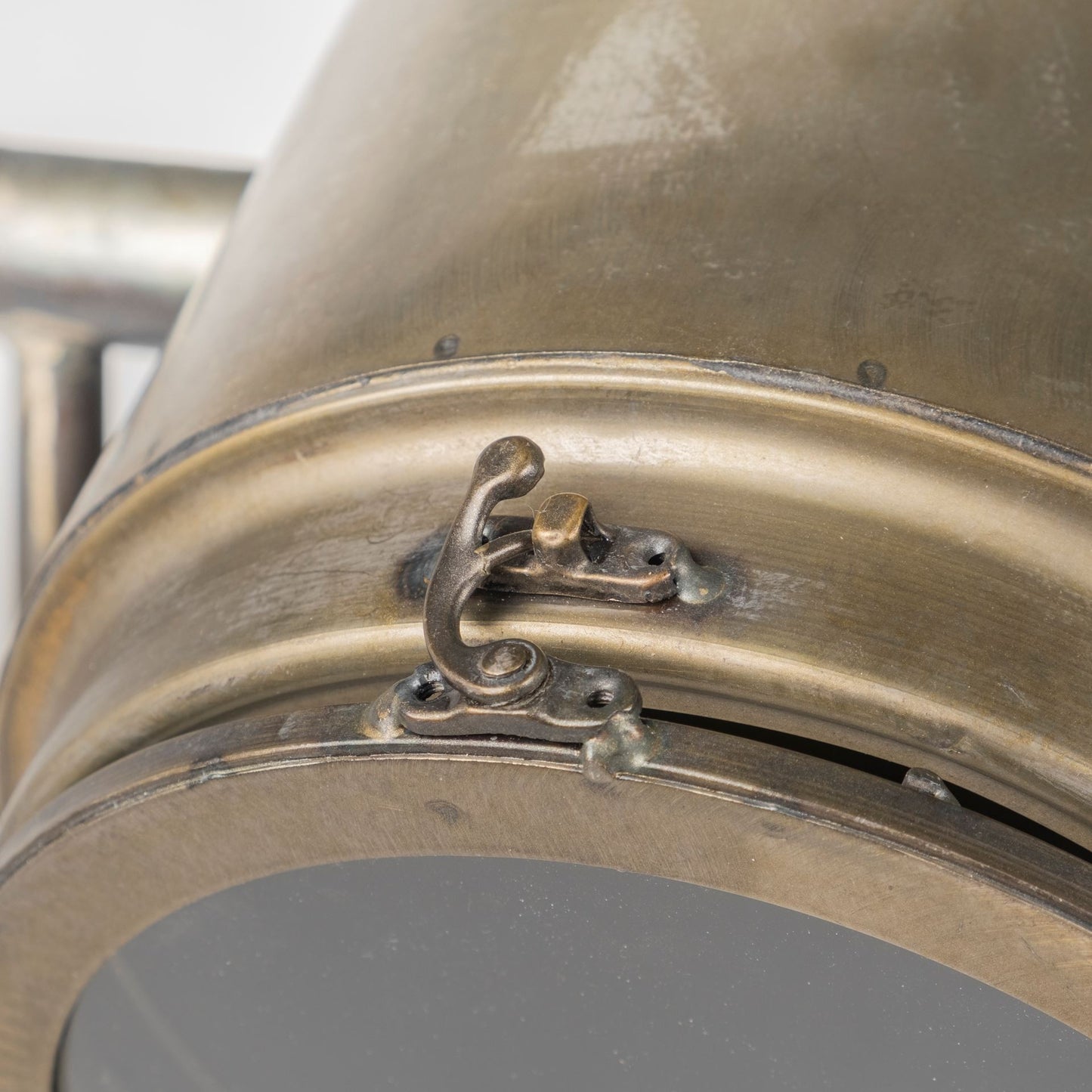 Gold LED Floor Lamp With Gold Metal Shade By Homeroots | Floor Lamps | Modishstore - 8