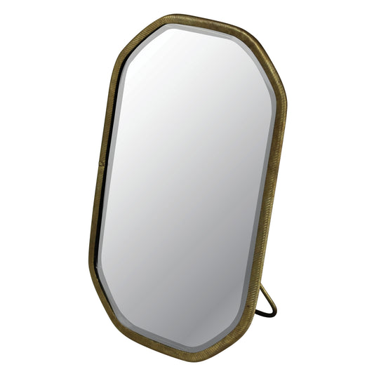 Vadara Easel Mirror, Brass - Rectangle Set Of 4 By HomArt | Mirrors | Modishstore