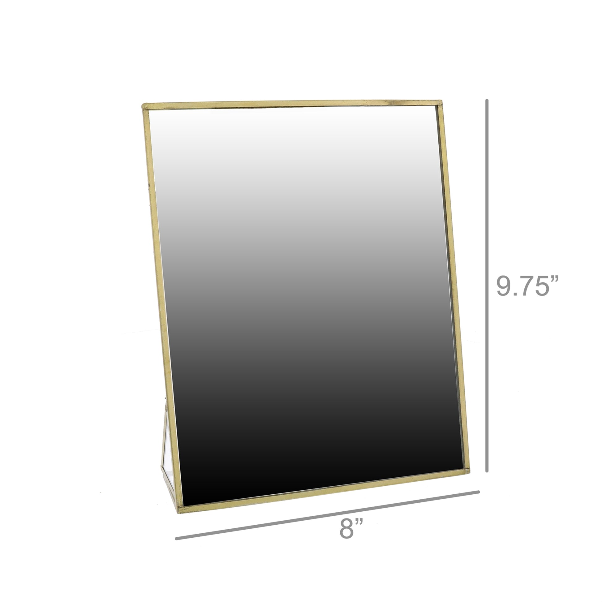 Monroe Vanity Mirror - Large - Brass Set Of 4 By HomArt | Mirrors | Modishstore - 5