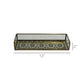 Amara Laser Cut Tray, Brass & Glass Set Of 4 By HomArt | Decorative Trays & Dishes | Modishstore - 2