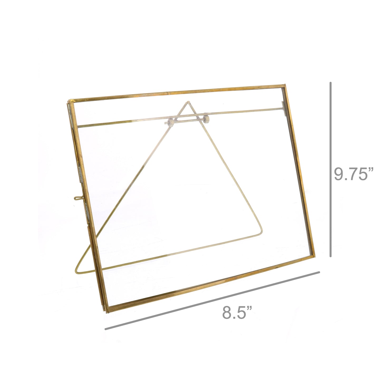 Monroe Easel Frame - Horizontal - Brass Set Of 4 By HomArt | Frames | Modishstore - 5