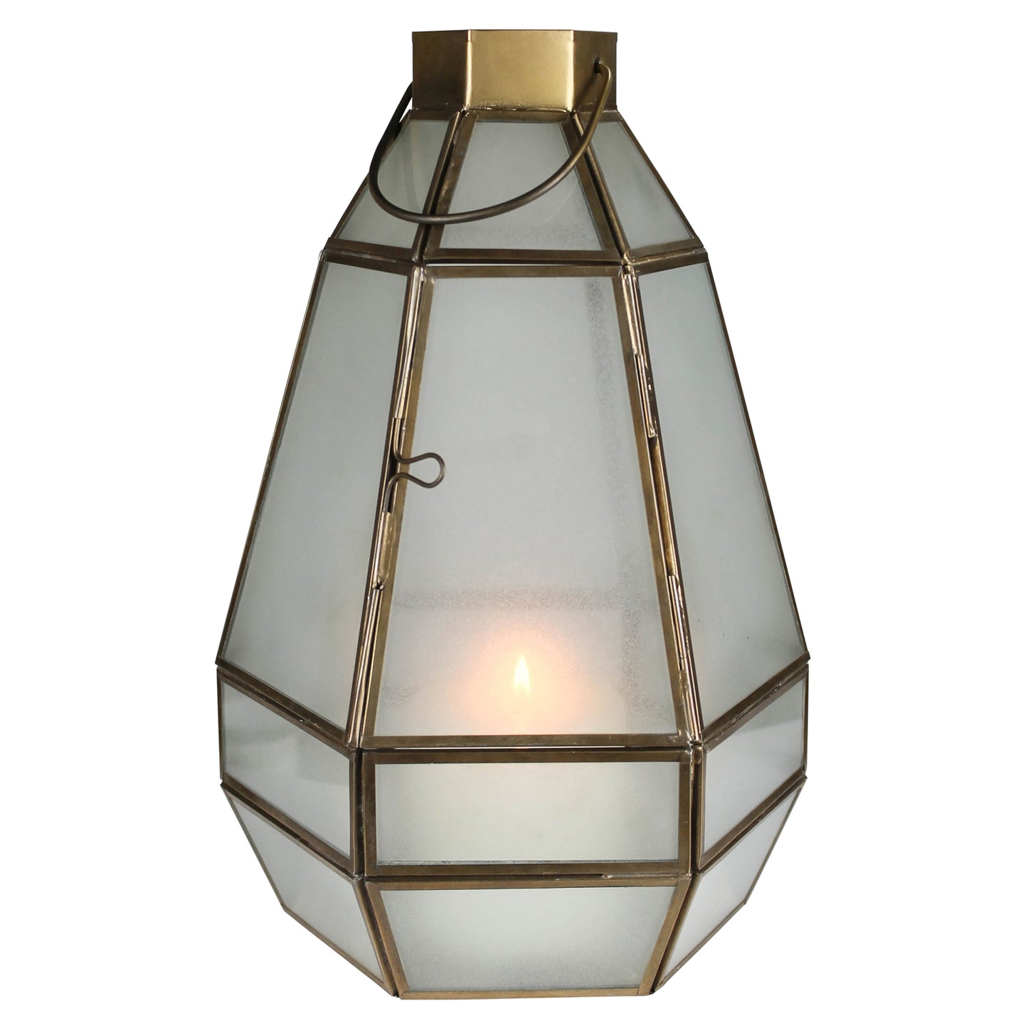 Hans Leaded Glass Lantern Set Of 4 By HomArt | Lanterns | Modishstore - 4