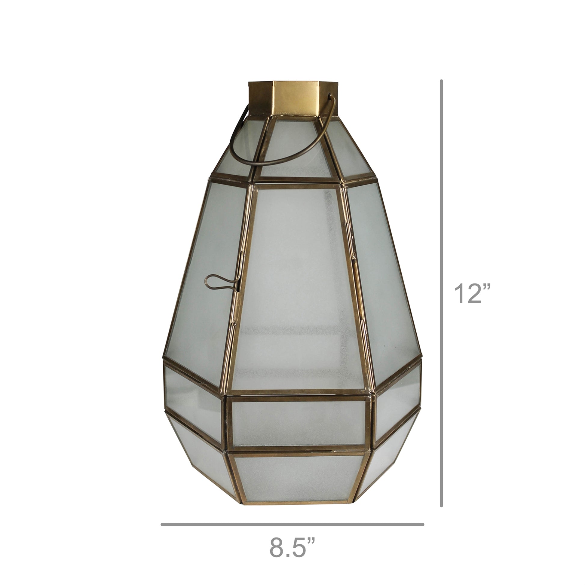 Hans Leaded Glass Lantern Set Of 4 By HomArt | Lanterns | Modishstore - 3