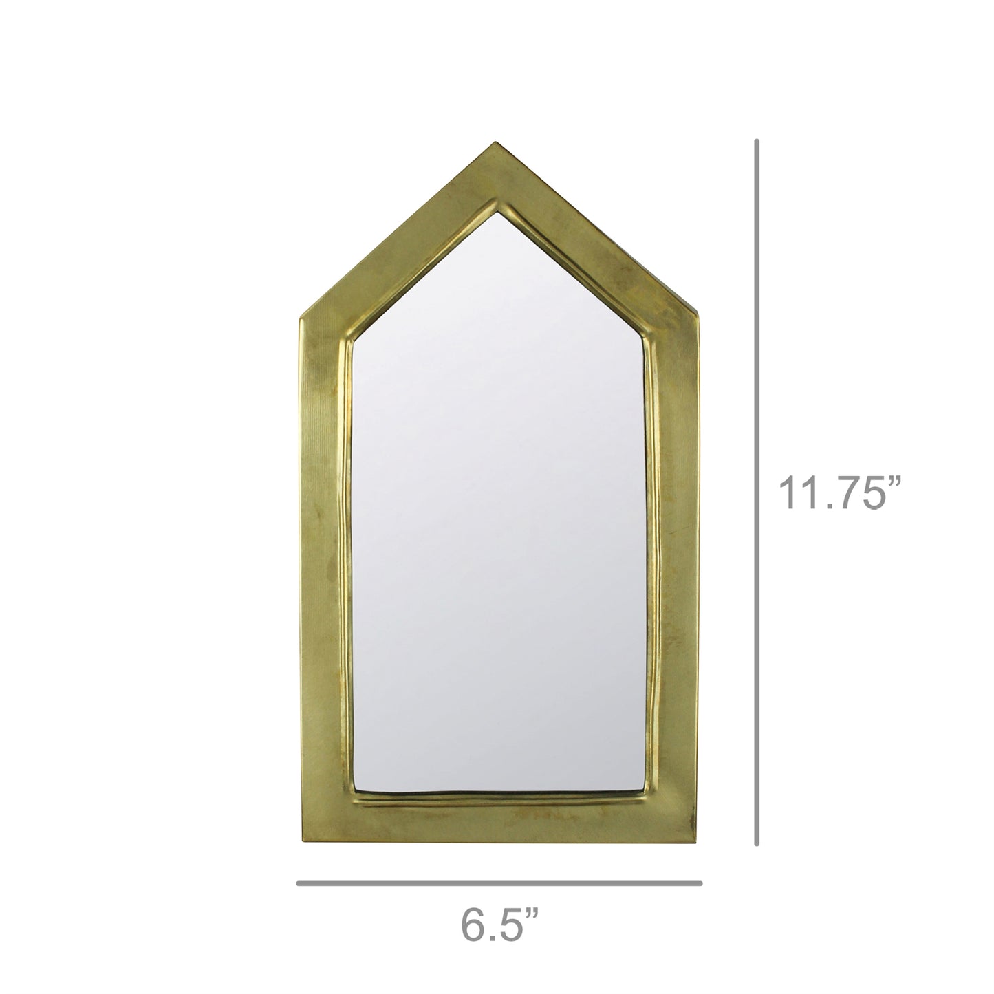 Gable Mirror, Brass Set Of 4 By HomArt | Mirrors | Modishstore - 2