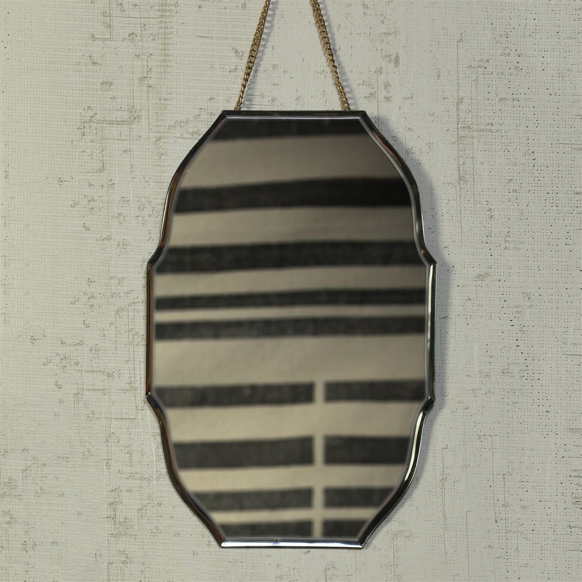 Farrah Beveled Mirror, Brass - Oval By HomArt | Mirrors | Modishstore - 2