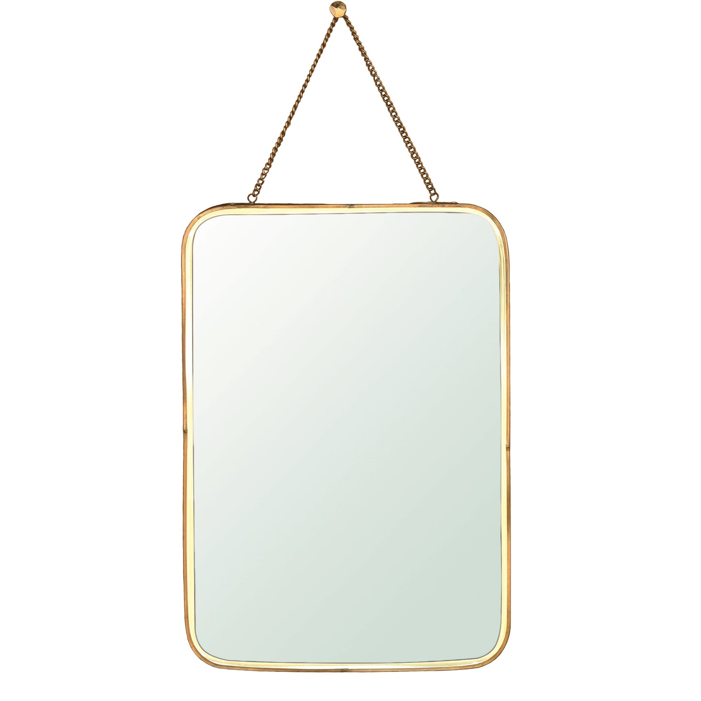 Estelle Mirror, Brass - Vertical Rectangle By HomArt | Mirrors | Modishstore - 2