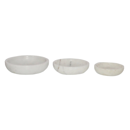Mercer Marble Bowls, Set of 6 By HomArt | Decorative Bowls | Modishstore - 1