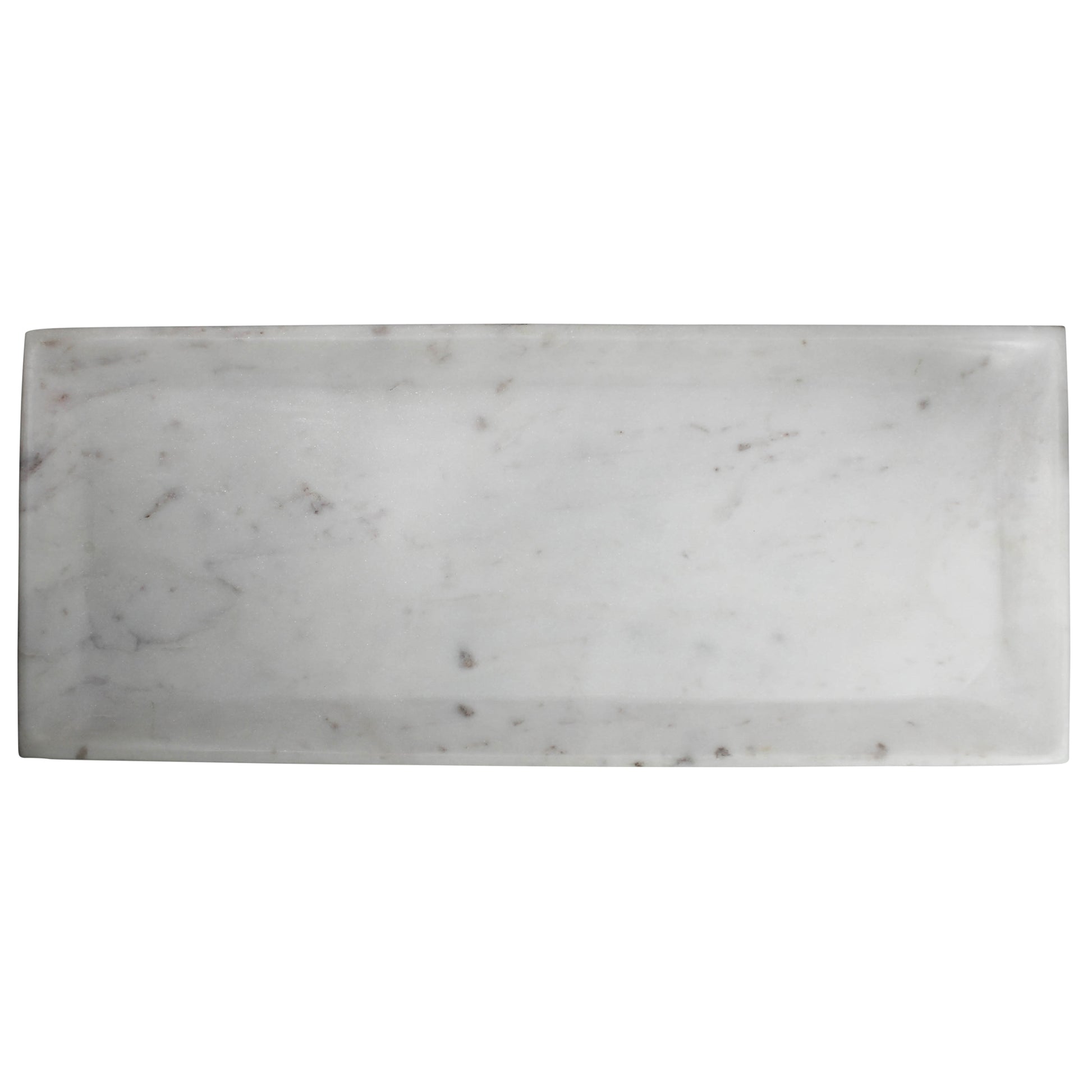 Essex Rectangle Plate, Marble - Large Set Of 4 By HomArt | Trays | Modishstore - 3