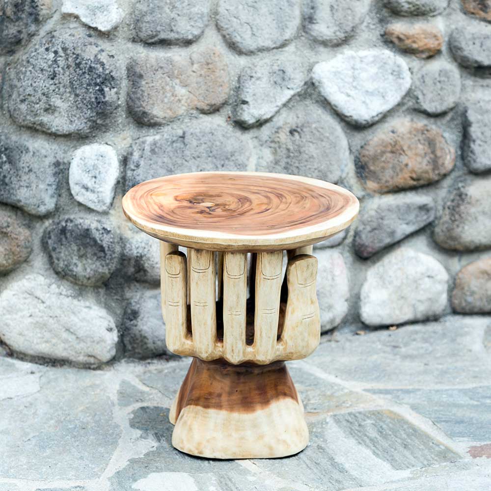 Suarwood Hand Shaped Table By Garden Age Supply