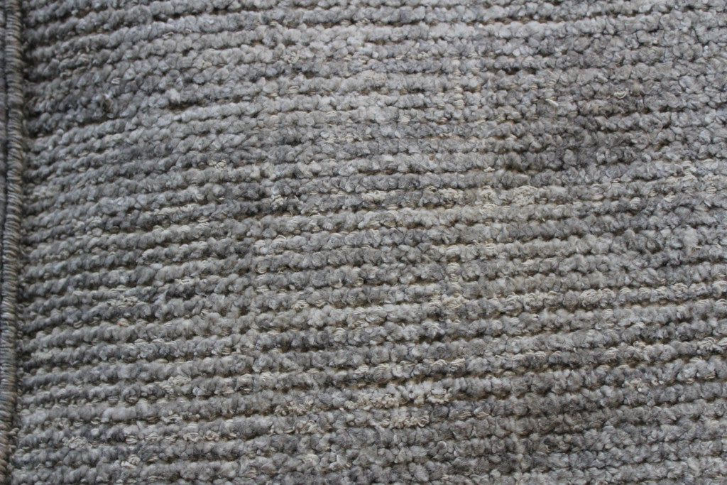 Gray Wool Cube Pouf Ottoman By Homeroots | Ottomans | Modishstore - 5