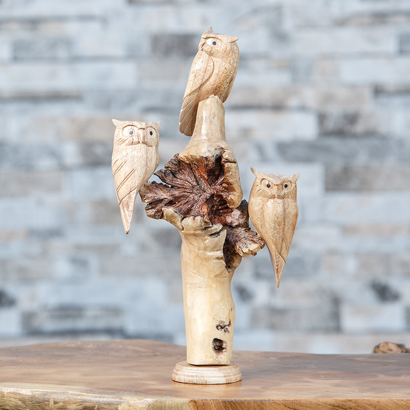 Parasite 3 Owls Set of 2 By Garden Age Supply