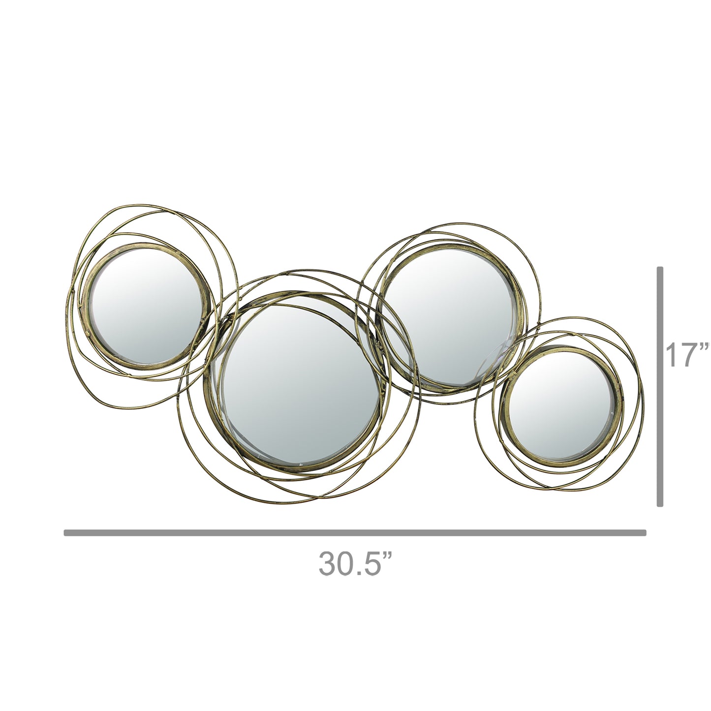 Chord Wall Mirror By HomArt | Mirrors | Modishstore - 2