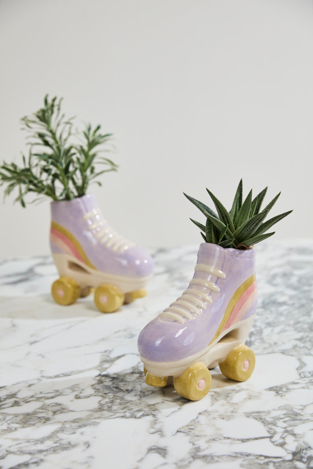 Rollerskate Planter Set of 2 By Accent Decor | Planters, Troughs & Cachepots | Modishstore - 5