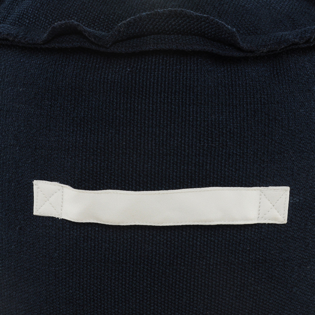 Blue Polyester Round Patchwork Indoor Outdoor Pouf Ottoman By Homeroots | Outdoor Ottomans | Modishstore - 8