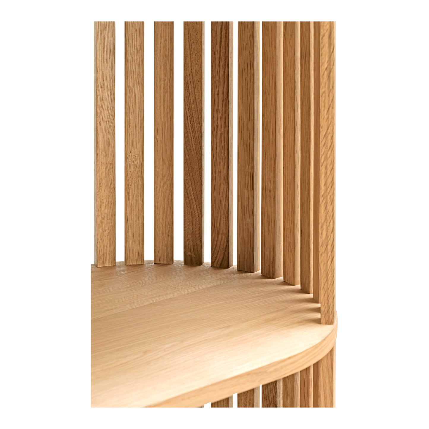 White Wood Three Tier Standard Bookcase By Homeroots | Bookcases | Modishstore - 8