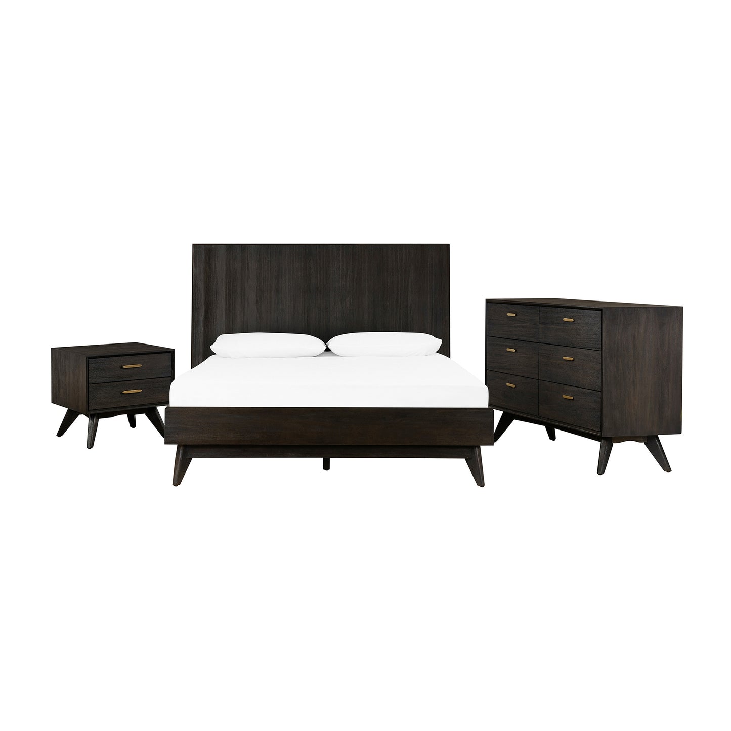 Brown Solid Wood Six Drawer Dresser By Homeroots | Dressers | Modishstore - 8