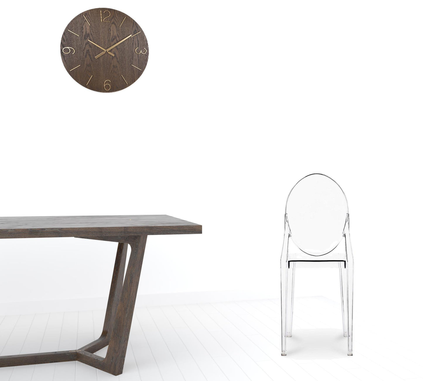 Clear Transparent Acrylic Dining Chair By Homeroots | Dining Chairs | Modishstore - 7