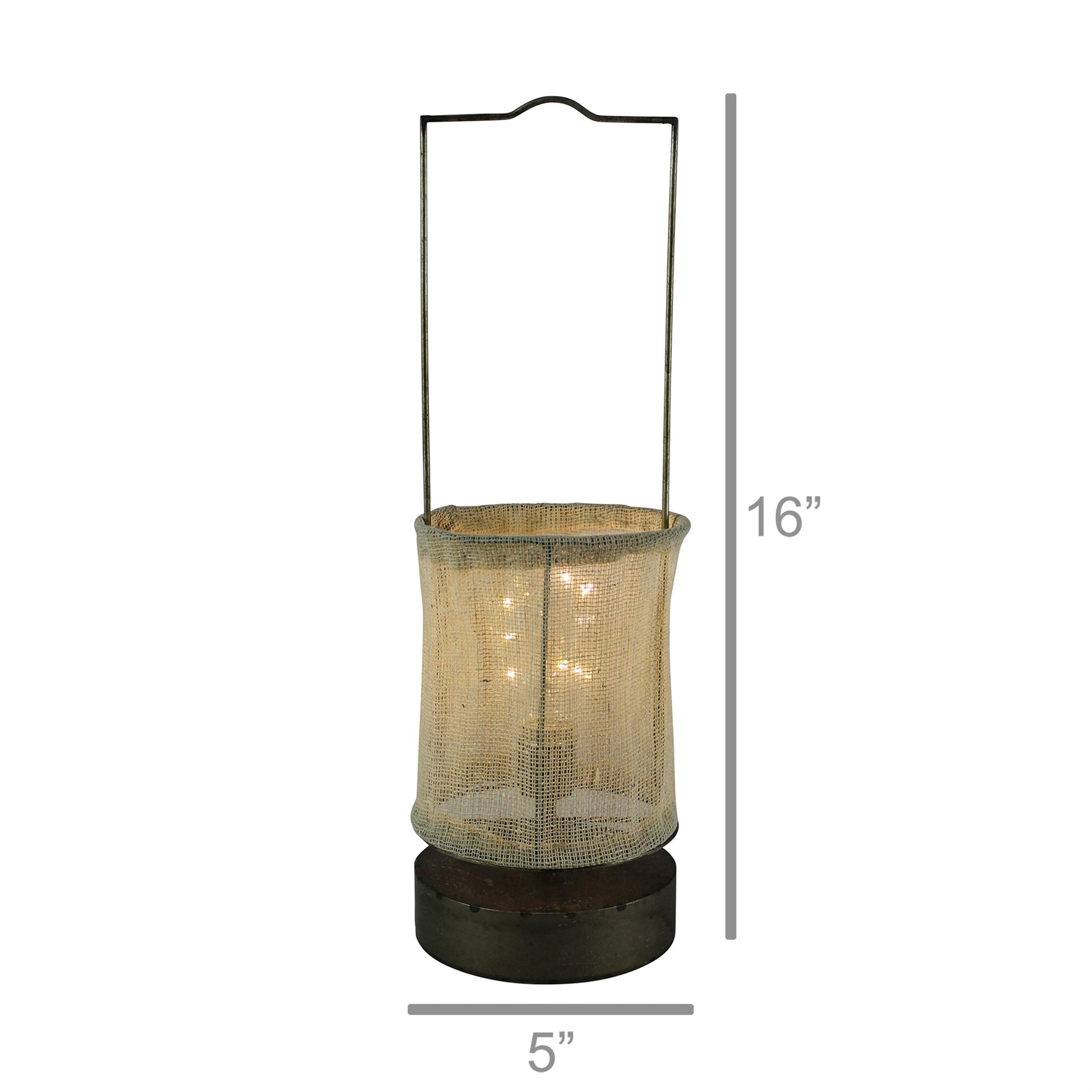 Boros Lantern with Shade, LED Set Of 4 By HomArt | Lanterns | Modishstore - 4