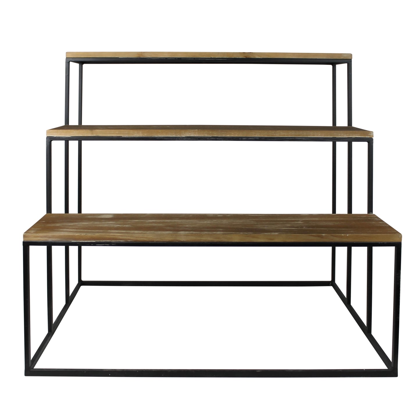 Milo Display Stand, Wood & Metal By HomArt | Stands | Modishstore - 3