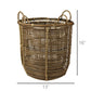 Cairo Baskets, Rattan - Set Of 4 By HomArt | Bins, Baskets & Buckets | Modishstore - 5