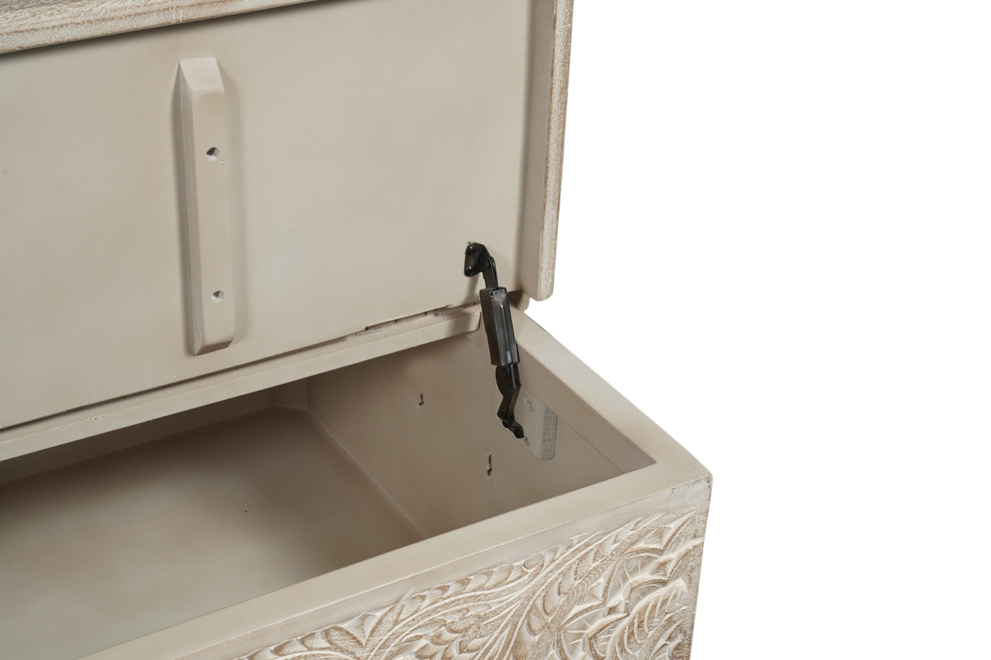 Natural Solid Wood Distressed Lift Top Coffee Table By Homeroots | Coffee Tables | Modishstore - 8