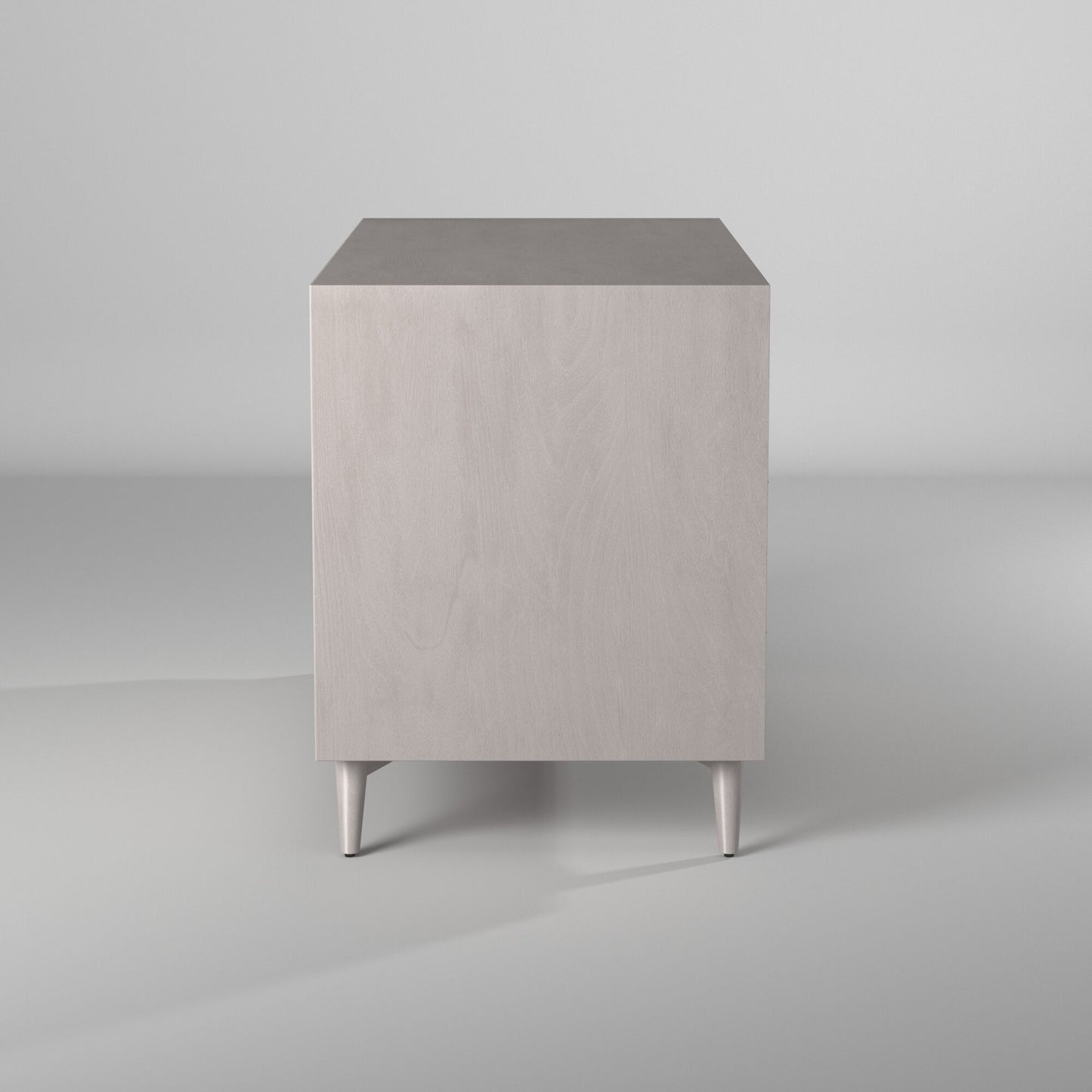 Gray Solid Wood Seven Drawer Double Dresser By Homeroots | Dressers | Modishstore - 8