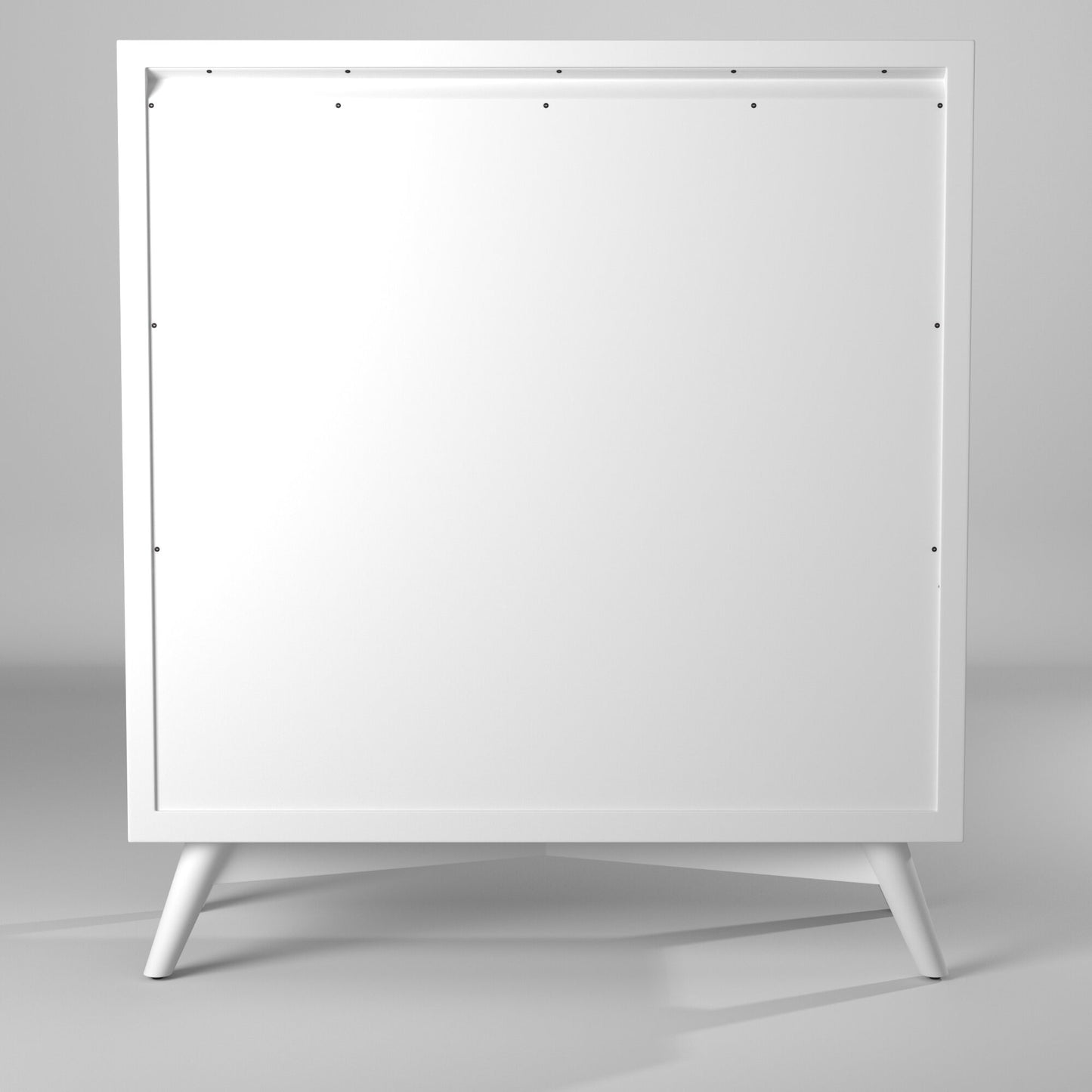 White Solid Wood Four Drawer Chest By Homeroots | Dressers | Modishstore - 8