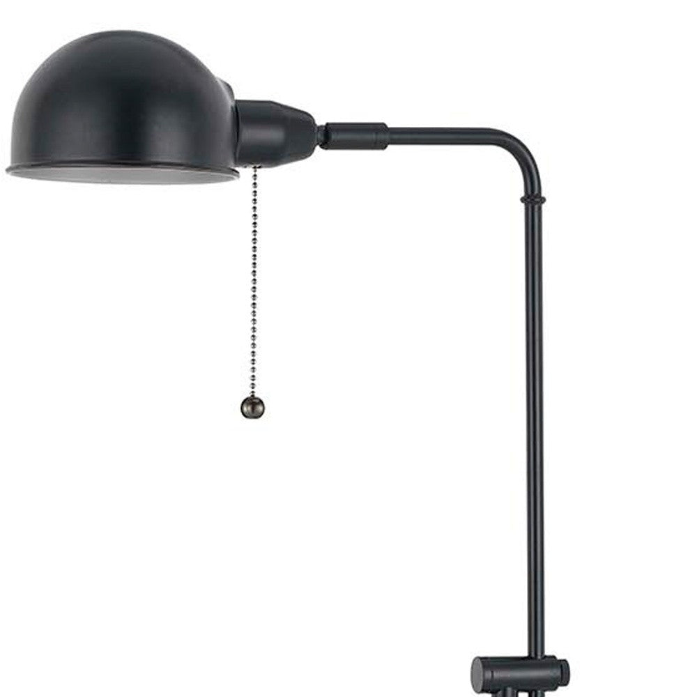 Bronze Adjustable Traditional Shaped Floor Lamp With Bronze Dome Shade By Homeroots | Floor Lamps | Modishstore - 6